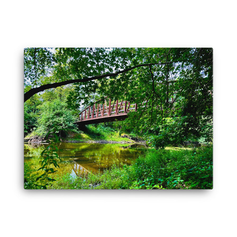Canvas Wall Art - Des Plaines River Bridge