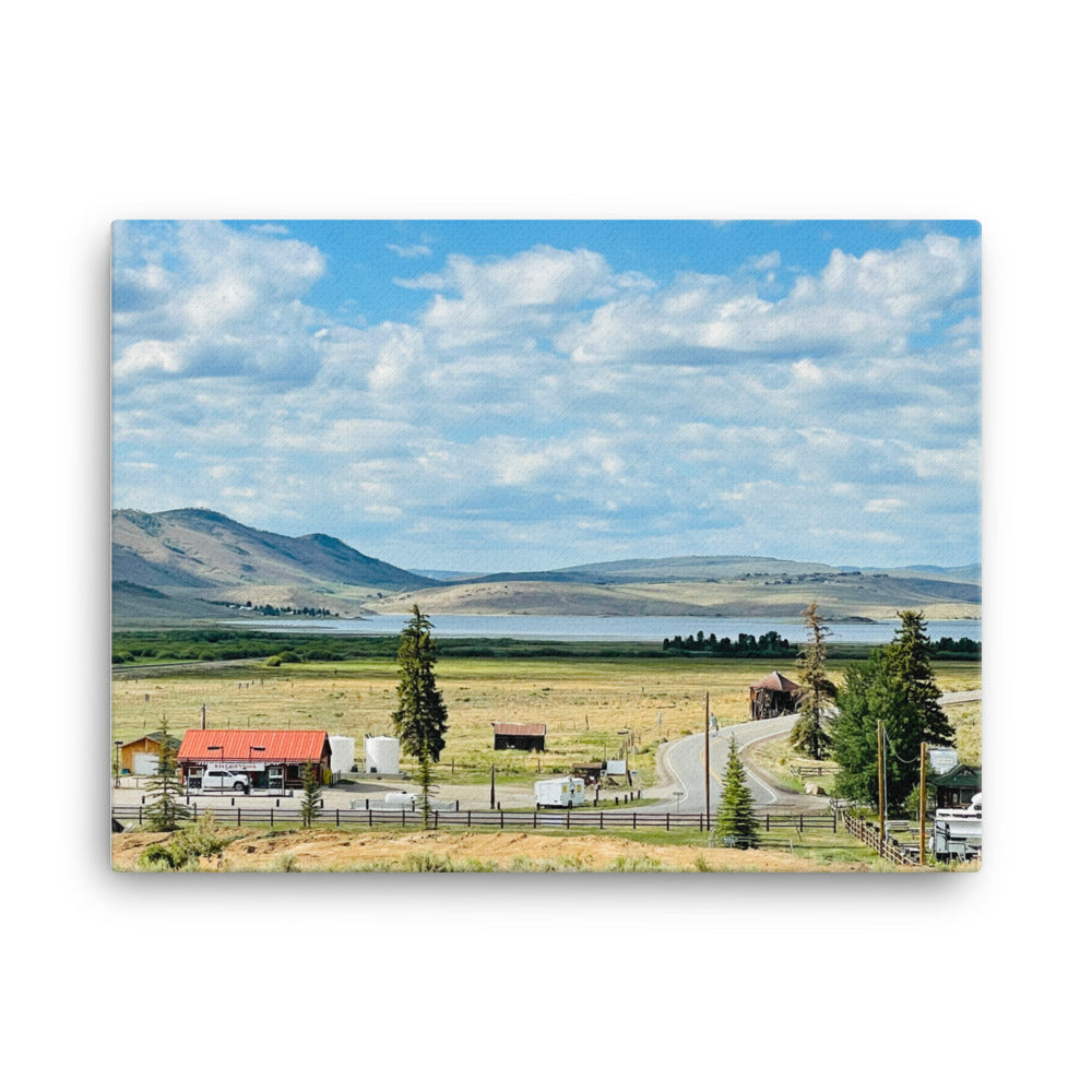 Canvas Wall Art - Scofield Reservoir, Utah