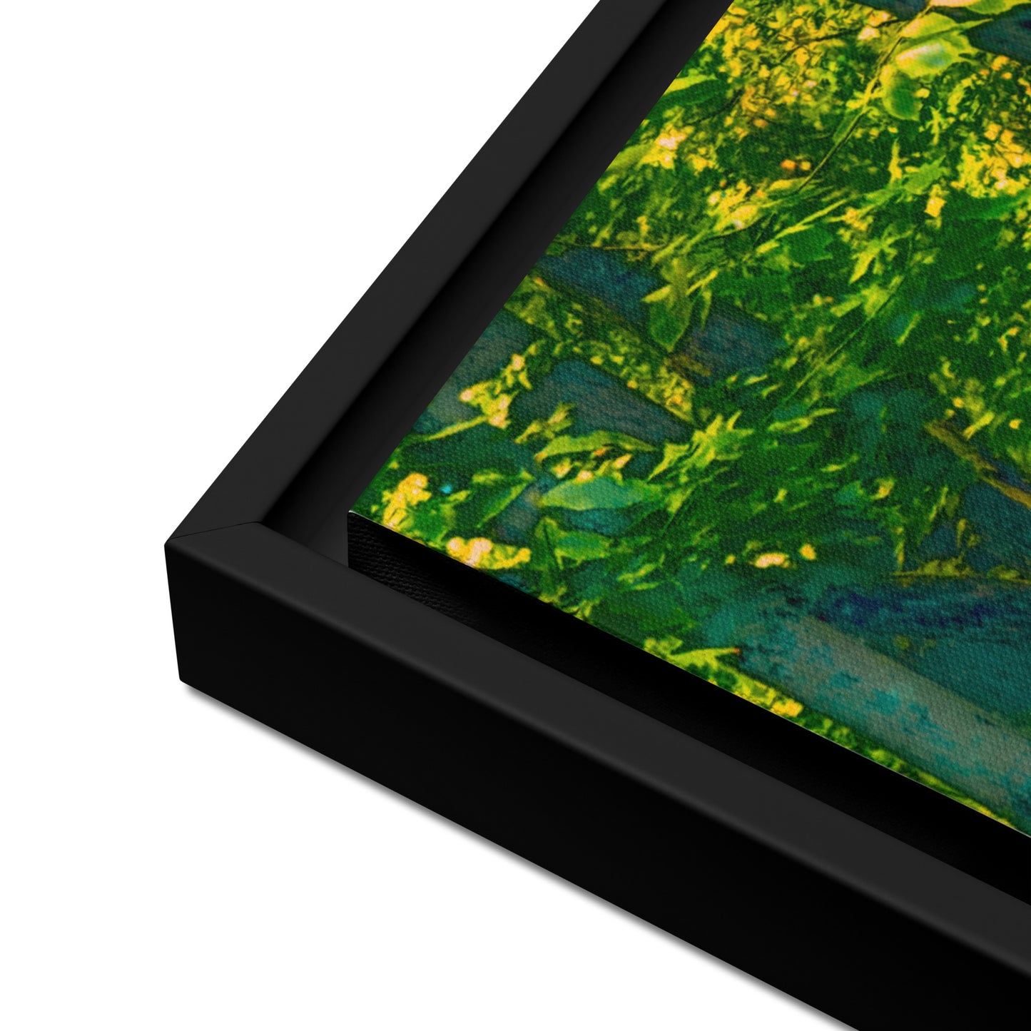 The Flooded Cathedral — Des Plaines River Trail | Framed Canvas Print