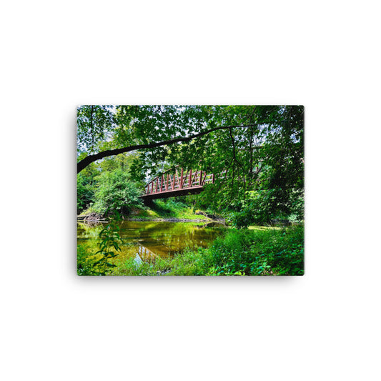 Canvas Wall Art - Des Plaines River Bridge