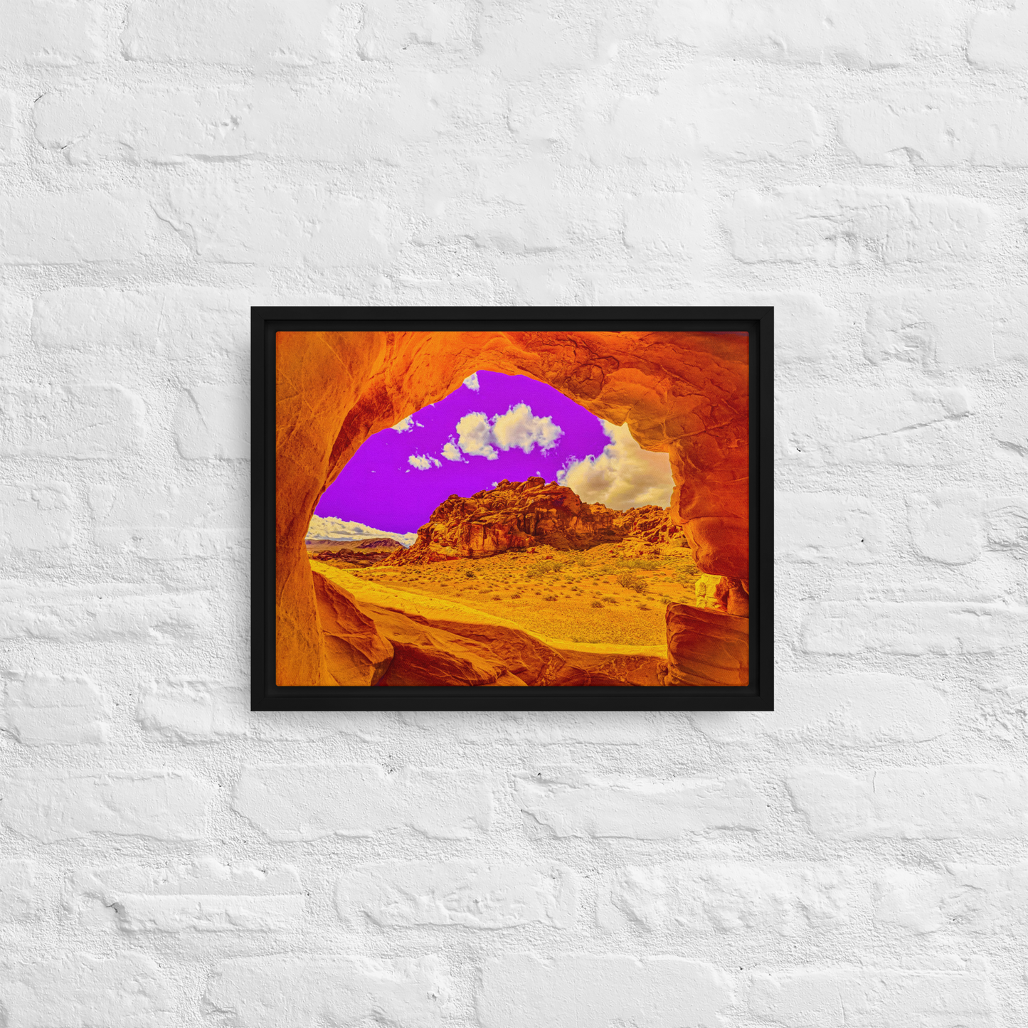 The Portal - Valley of Fire | Framed Canvas Print