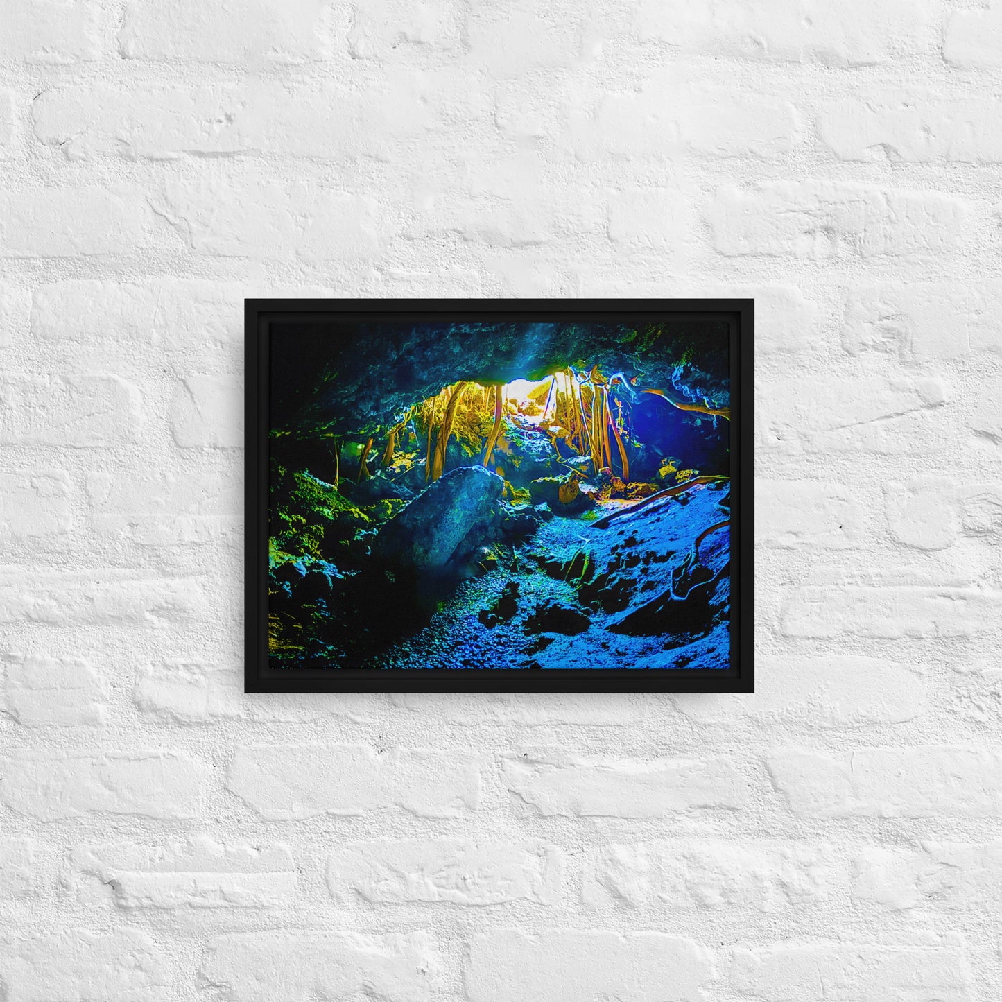 The Portal - Into the Light | Framed Canvas Print