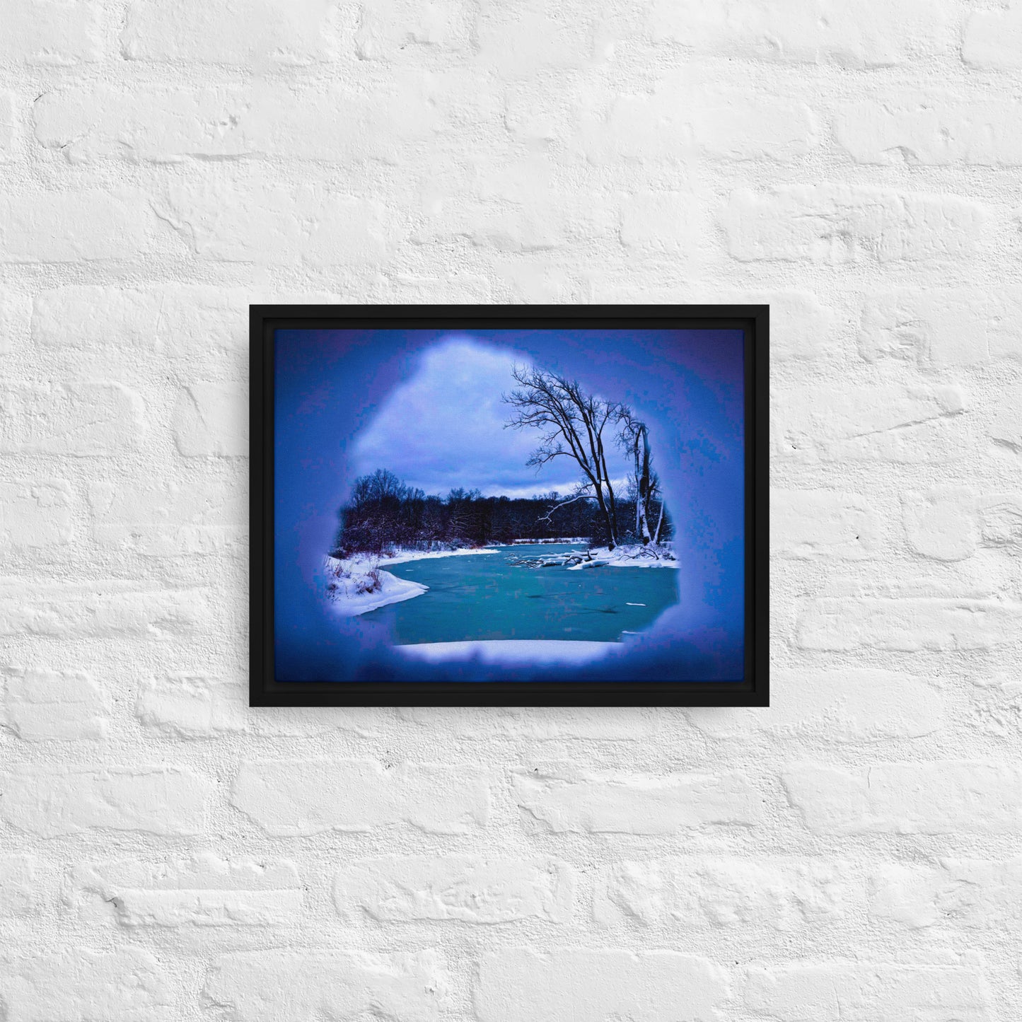 The Portal — Midwinter, Illinois | Framed Canvas Print