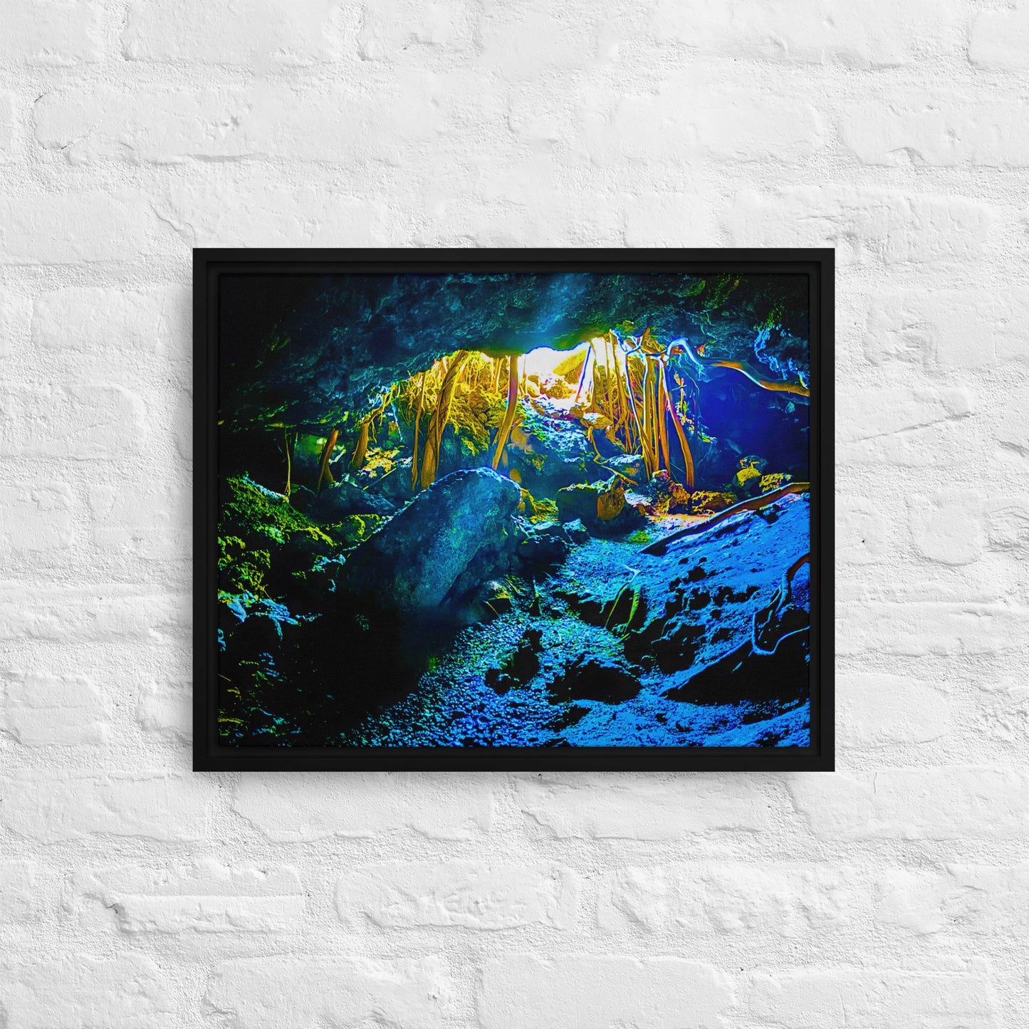 The Portal - Into the Light | Framed Canvas Print