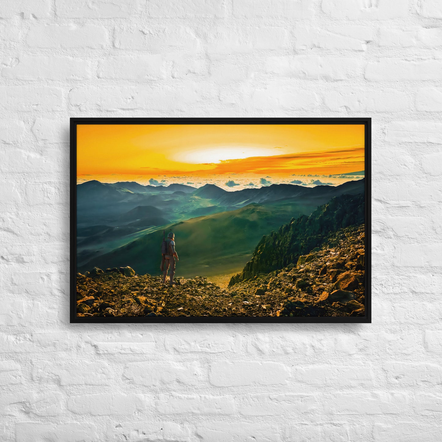 The Traveler - Haleakala | Framed Canvas Print