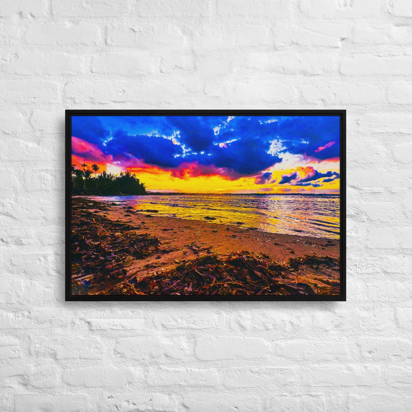 La Isla — Puerto Rico | Framed Canvas Print