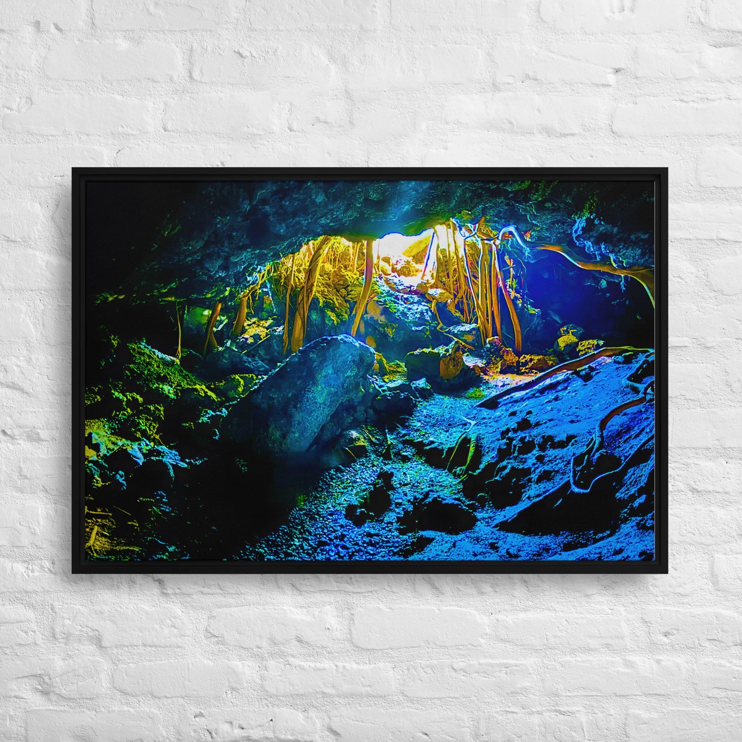The Portal - Into the Light | Framed Canvas Print