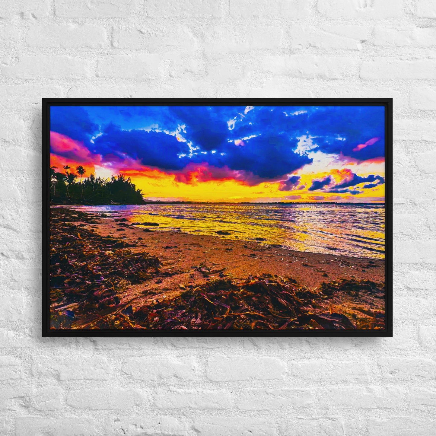 La Isla — Puerto Rico | Framed Canvas Print
