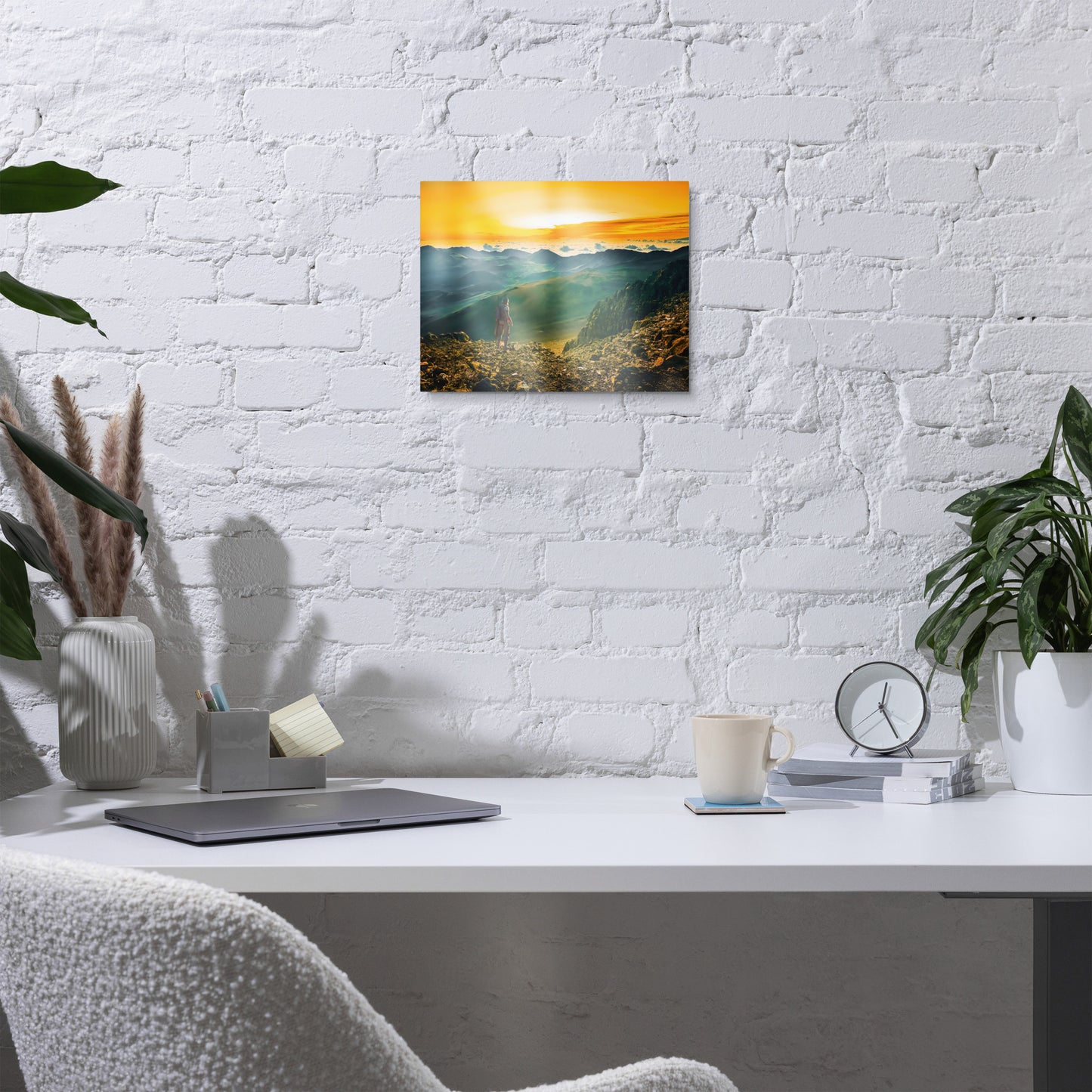 The Traveler — Haleakala | Metal Print