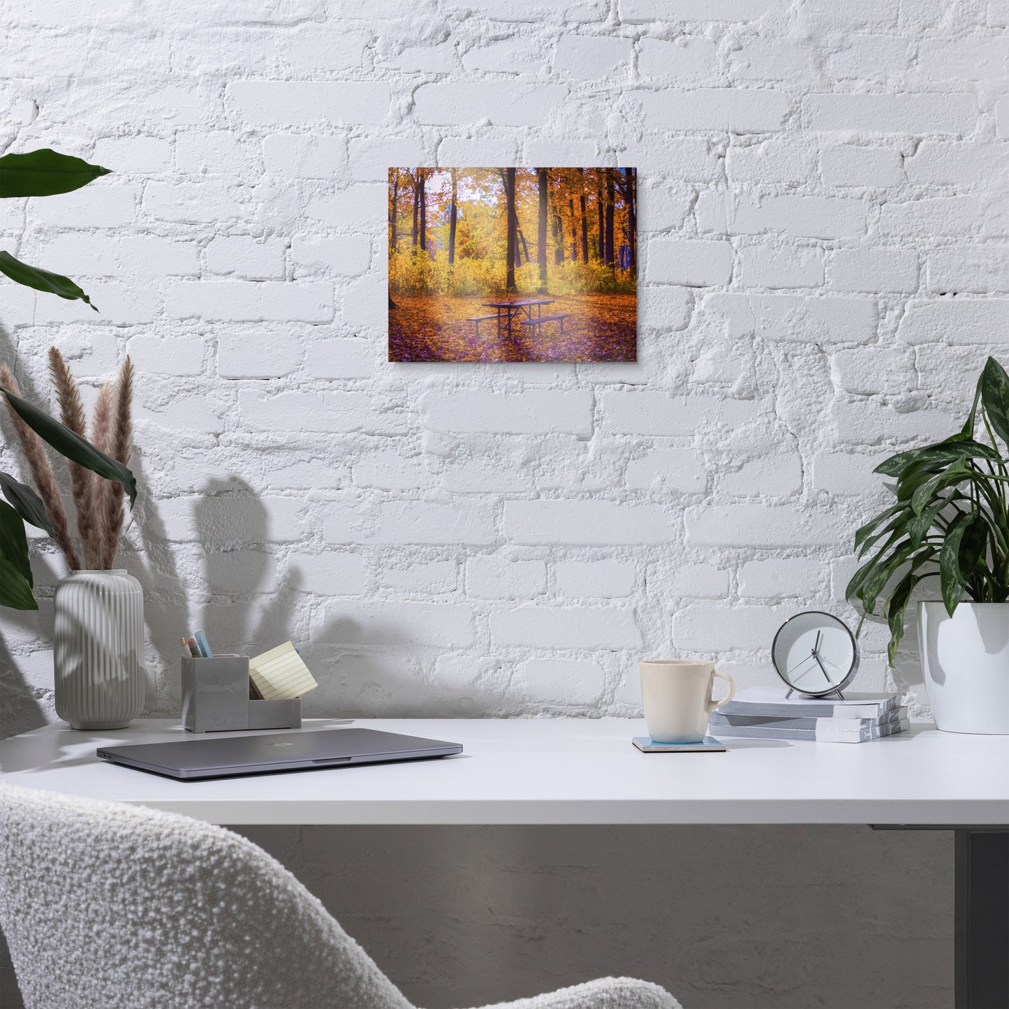 A Table for No One — Daniel Wright Forest Preserve | Metal Print