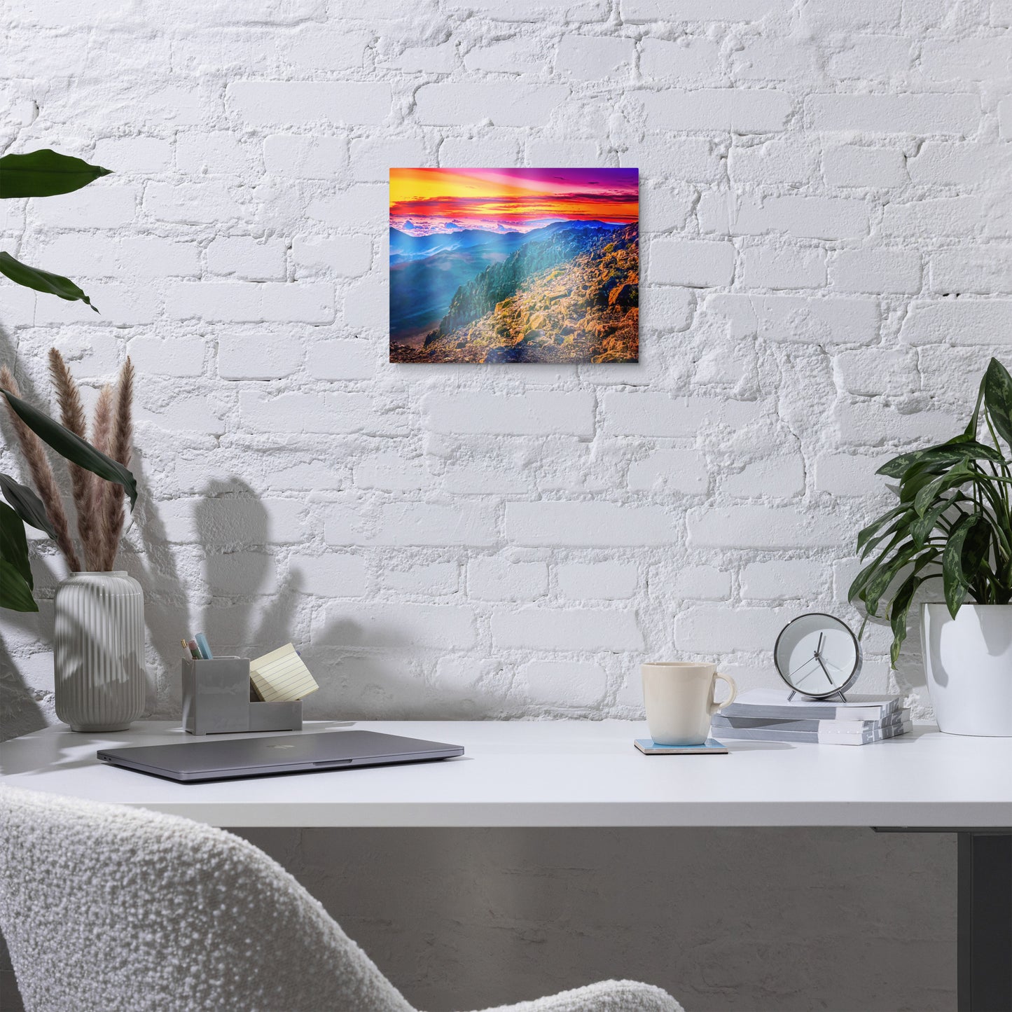 The Summit — Haleakala at Sunrise | Metal Print
