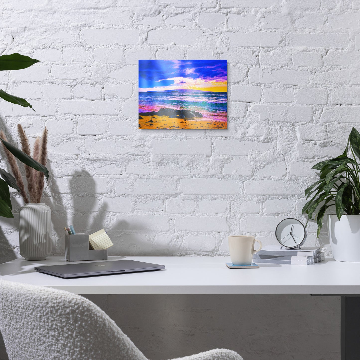 Island on the Horizon — Maui, Wailea | Metal prints
