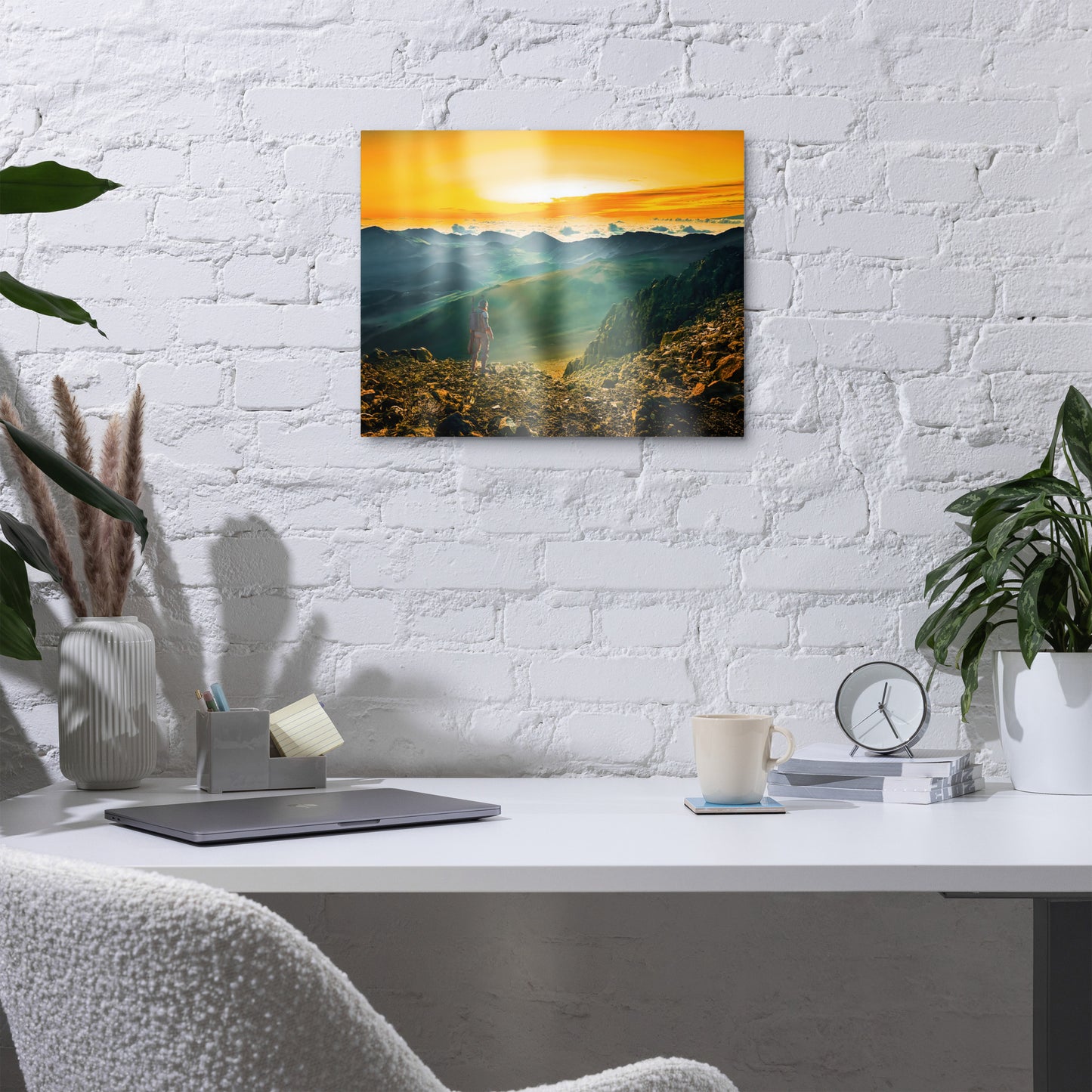 The Traveler — Haleakala | Metal Print