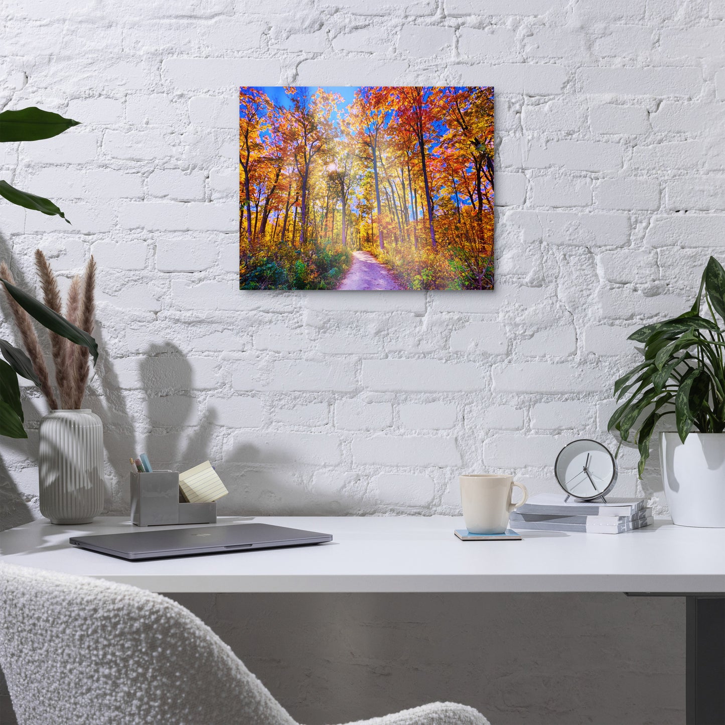 The Golden Hour Trail — Des Plaines River Trail | Metal Print