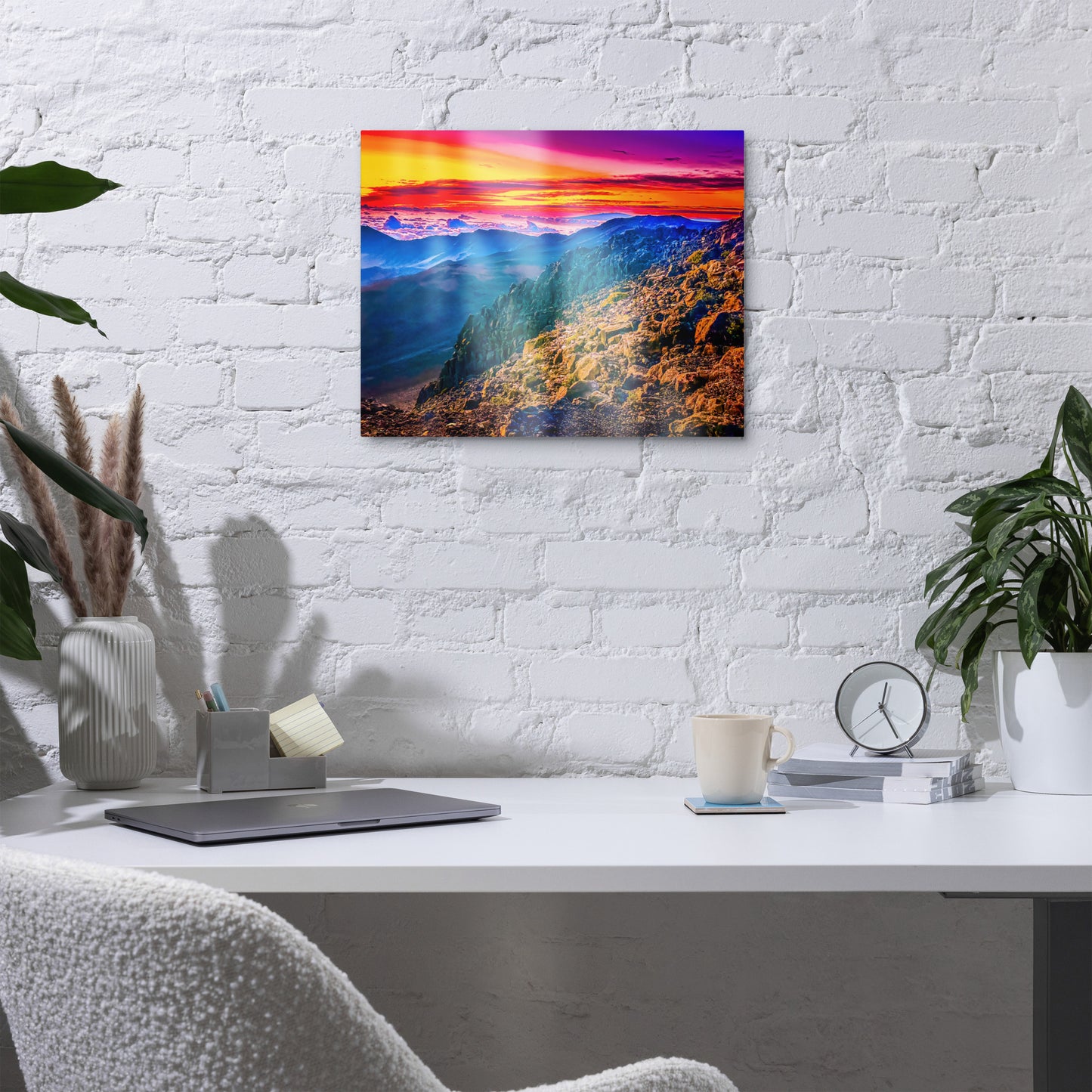 The Summit — Haleakala at Sunrise | Metal Print