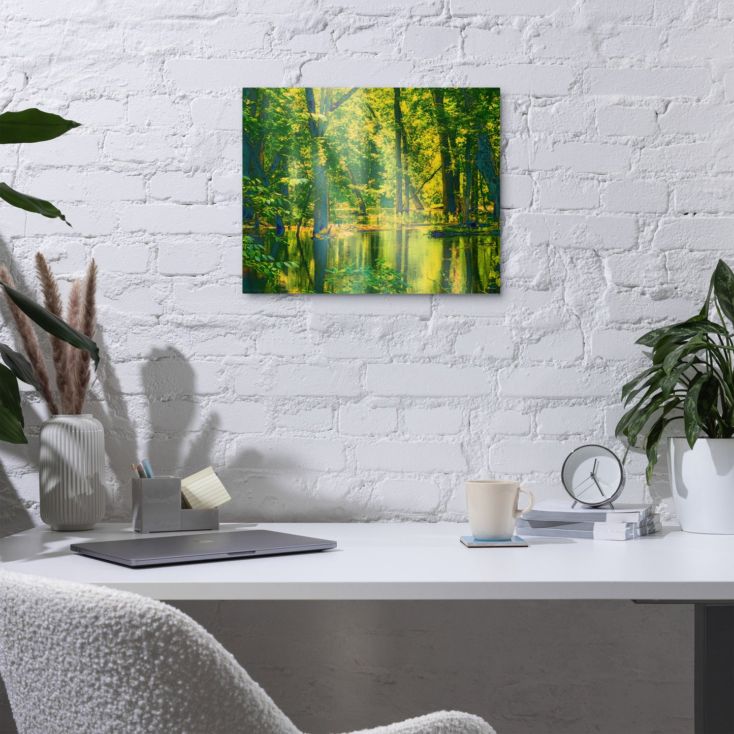 The Flooded Cathedral — Des Plaines River Trail | Metal Print